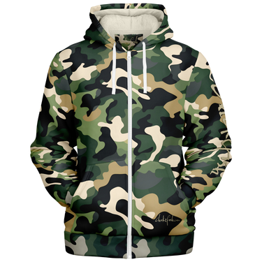 Chokefish™ Microfleece Zip-Up Hoodie Camouflage-002